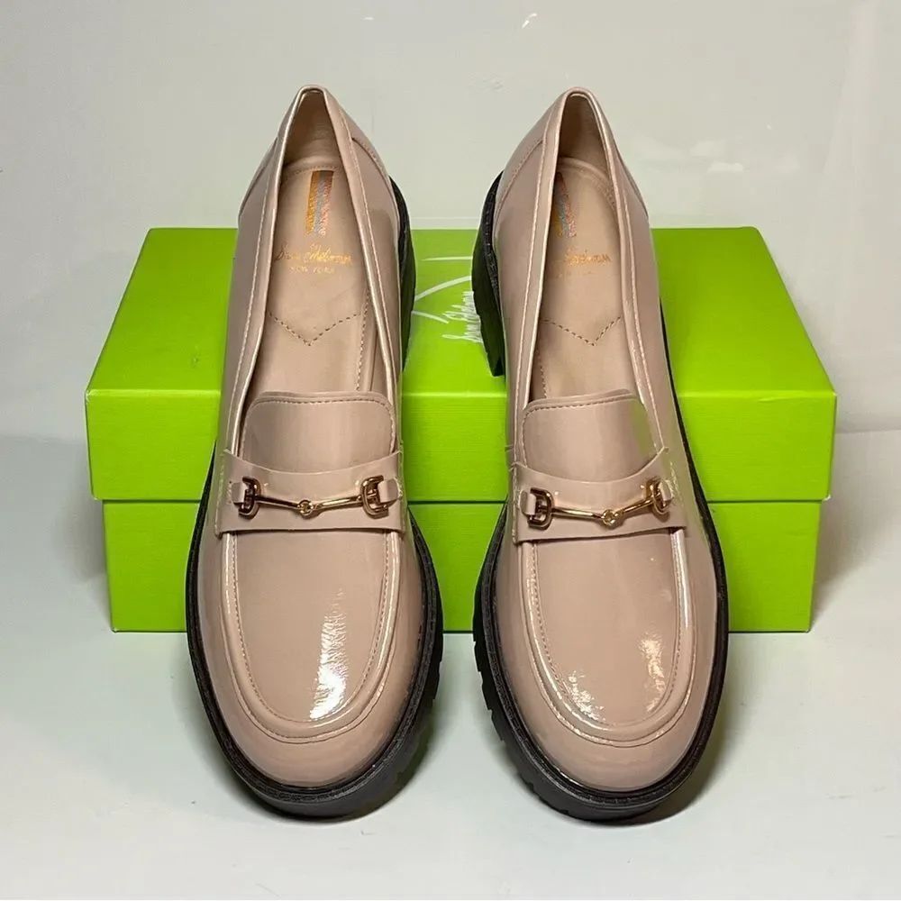 Sam Edelman Tully Chunky Lug Sole Almond Toe Loafers - Picture 5 of 7